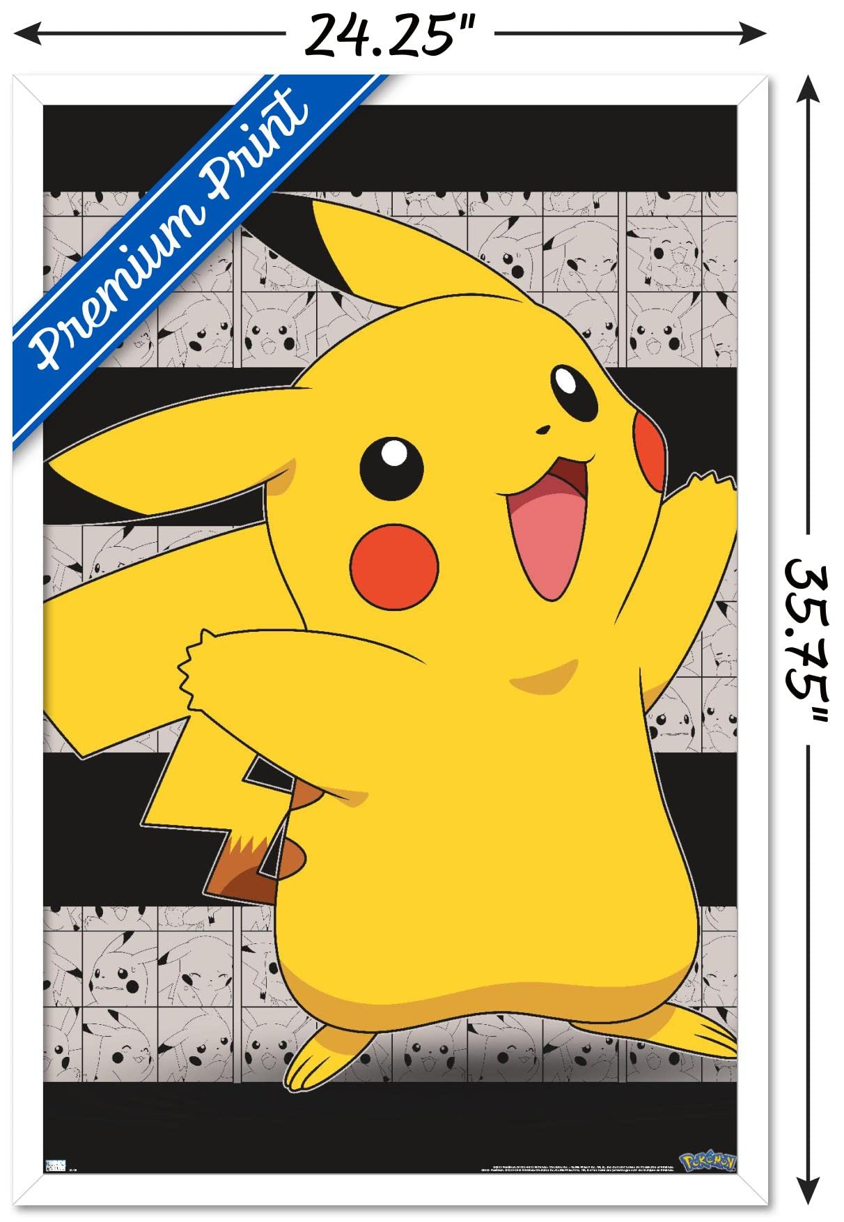 Amazon.co.jp: Trends International ポケモン - ピカチュウ オープン