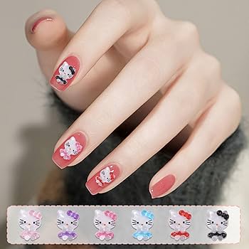 Amazon.co.jp: ネイルパーツ キティ 約60個セット キティ ネイル