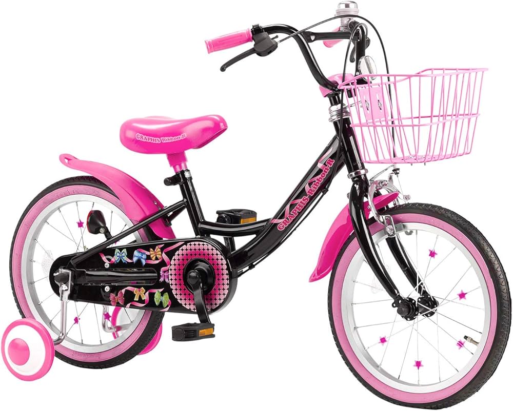 Amazon | GRAPHIS(グラフィス) 補助輪付き子供用自転車 16インチ