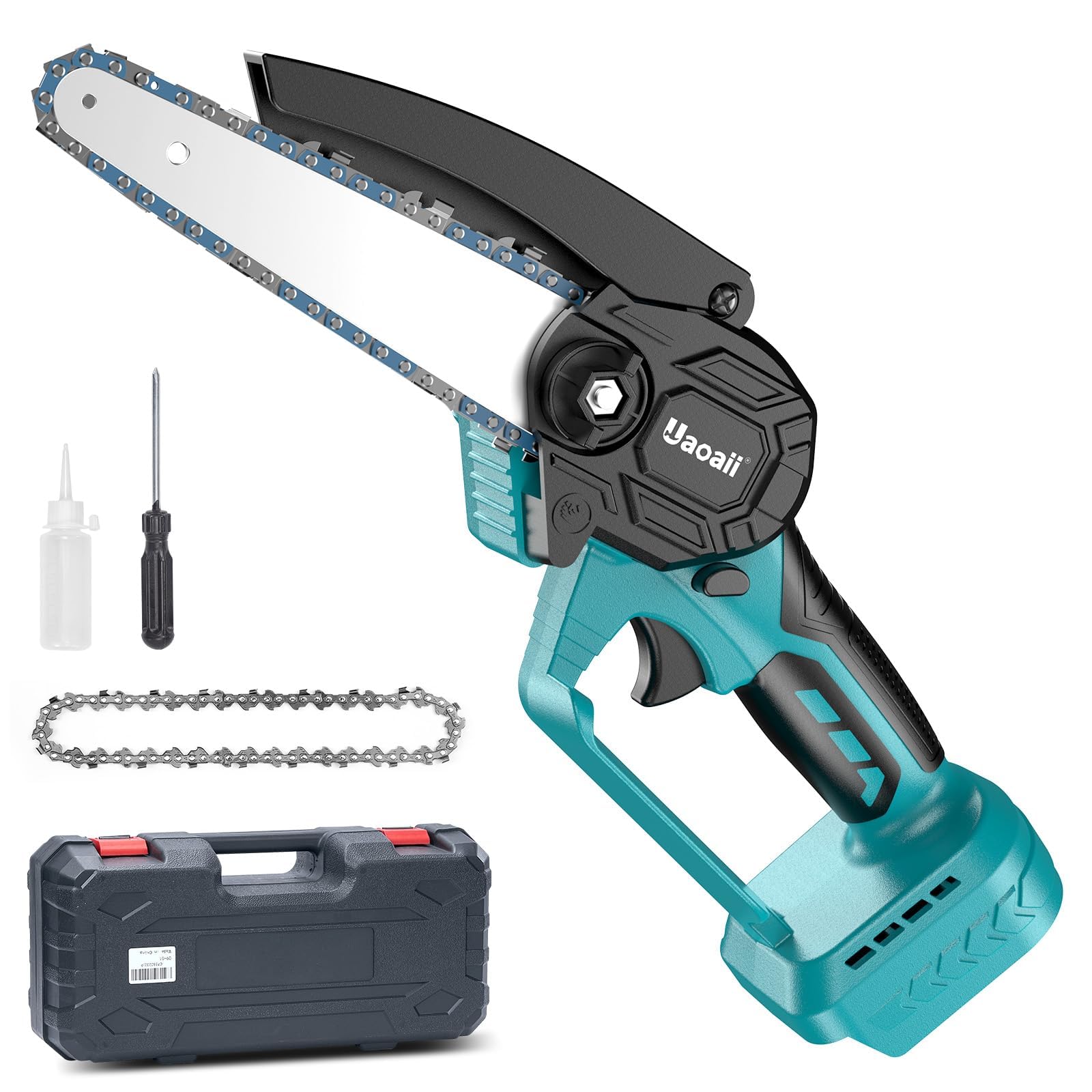 Amazon | 【2025年新登場】Uaoaii 電動 チェーンソー 充電式 ハンディ
