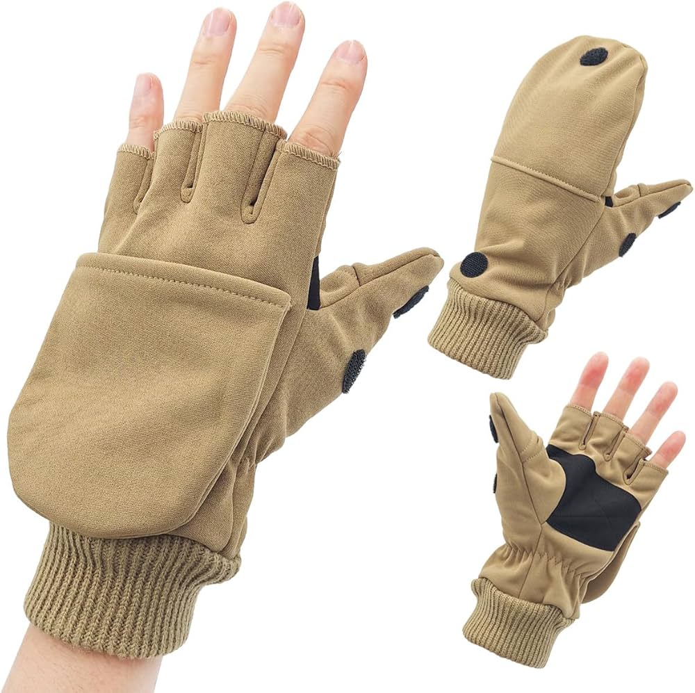 Amazon.co.jp: 防風フィルムラミネート オープンフィンガー ミトン