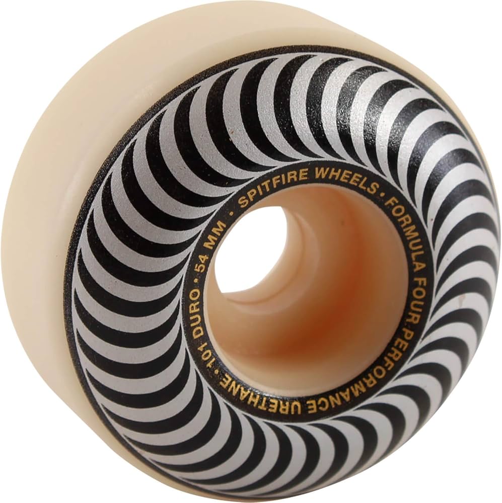 Amazon.com : Spitfire Wheels Formula Four Classic Swirl White w