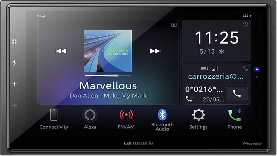 Amazon.co.jp: Pioneer ディスプレイオーディオ DMH-SZ700 6.8インチ