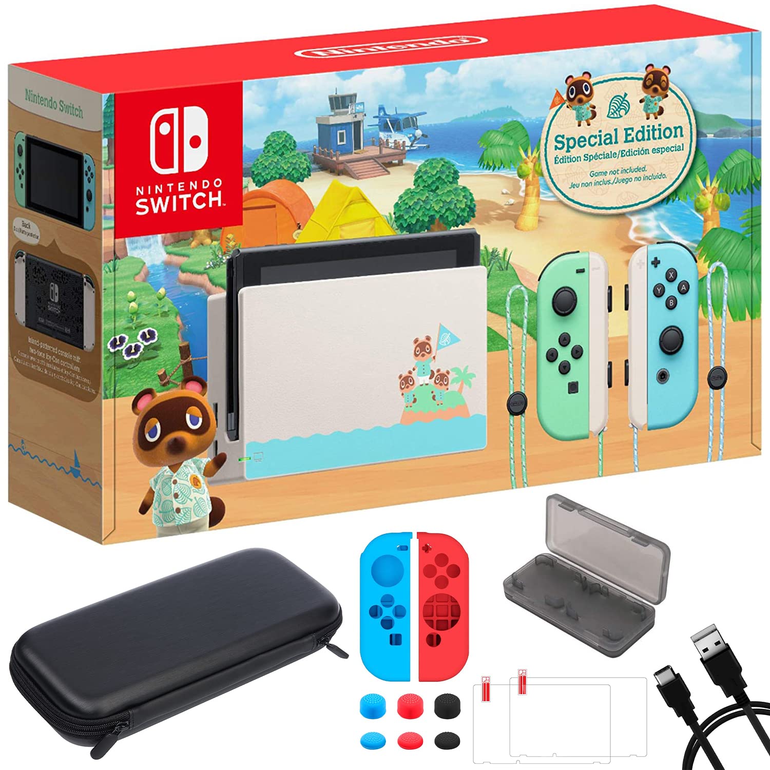 Nintendo Switch Animal Crossing: New Horizons Edition com Joy-Con