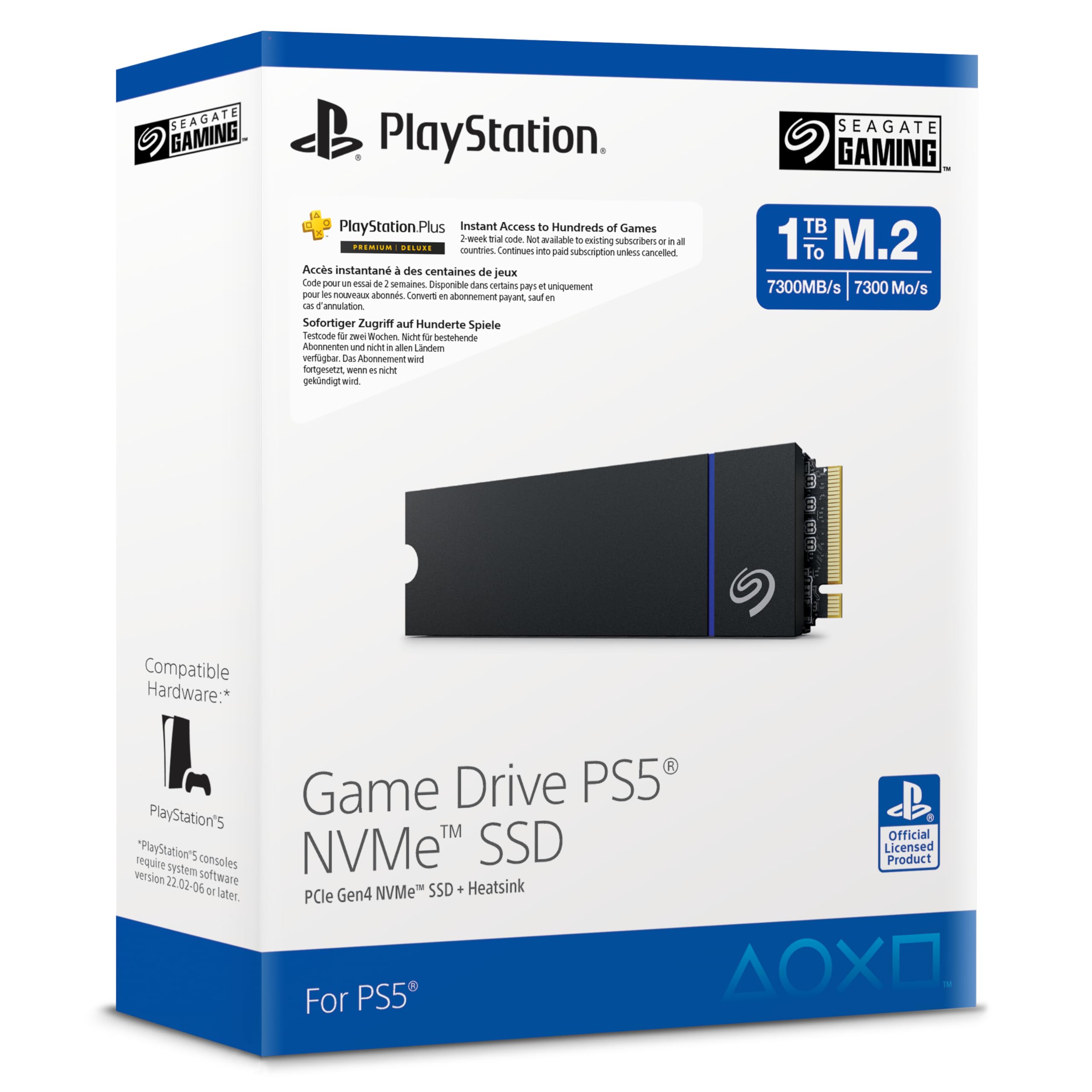 Amazon | Seagate Game Drive M.2 SSD 1TB PS5対応限定デザイン
