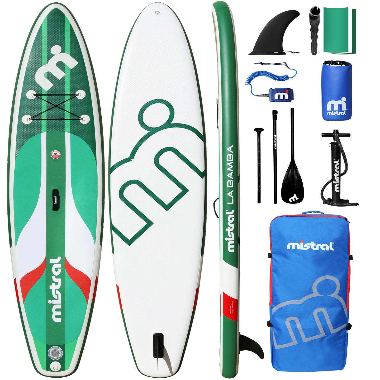 Mistral Inflatable Stand Up Paddle Board, 10'5''x31''x 6