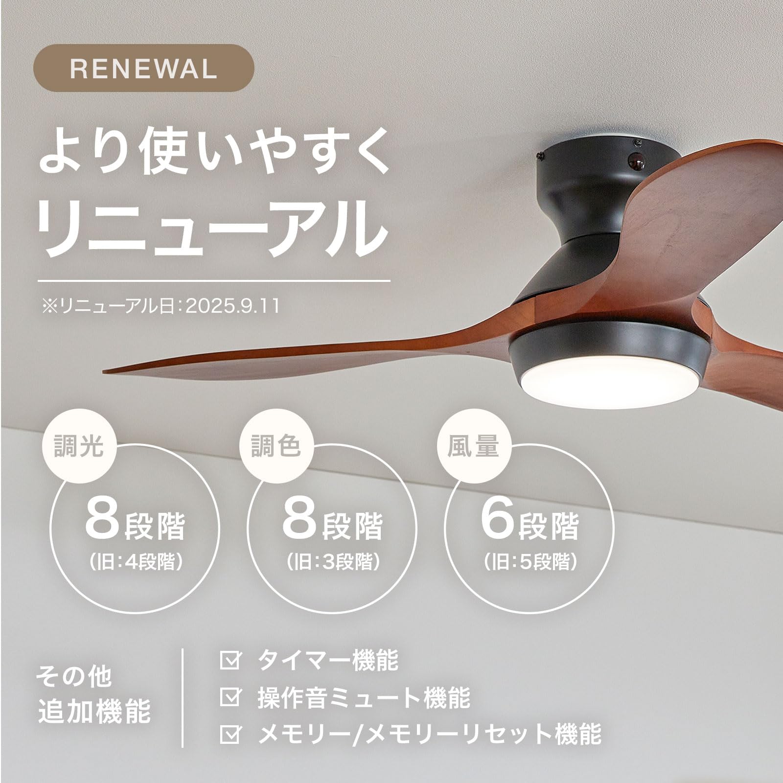 Amazon.co.jp : LOWYA ロウヤ シーリングファンライト シーリング LED