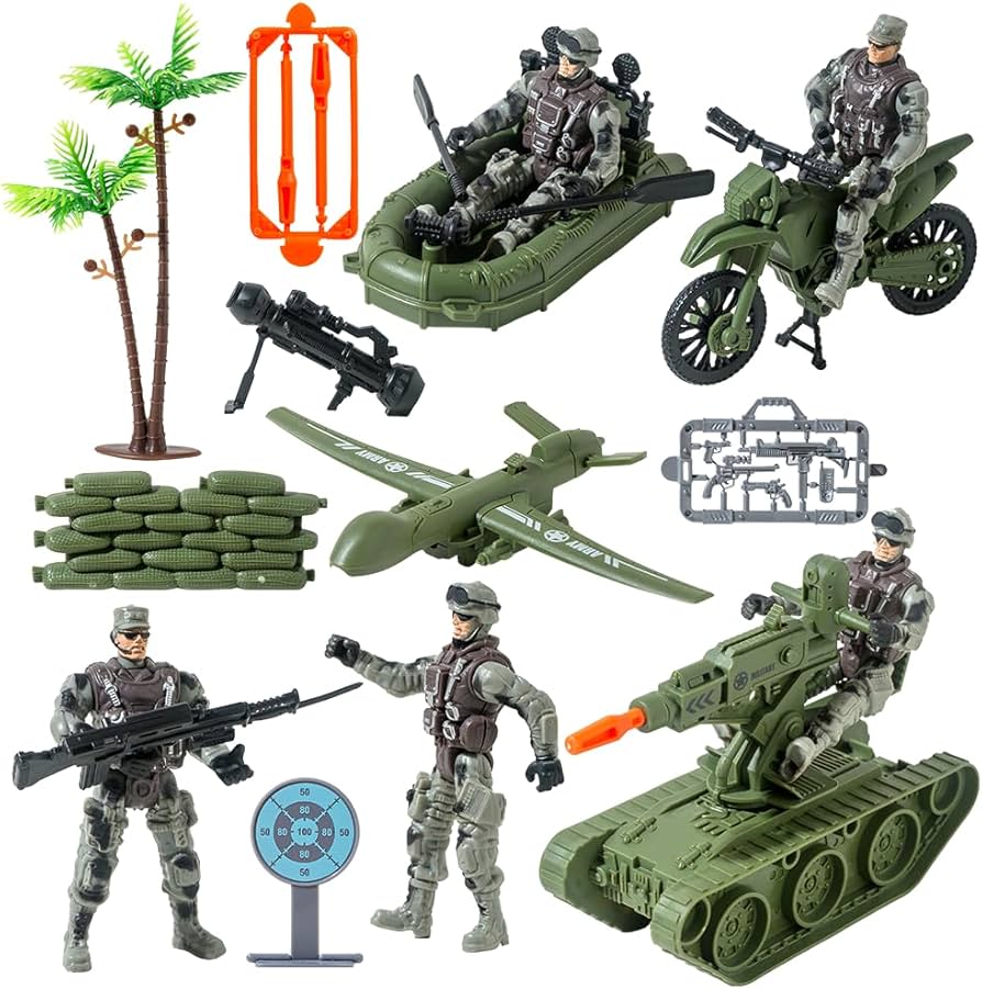 Amazon.co.jp: Wbzle ミリタリー 兵士 メンズ アクションフィギュア 15