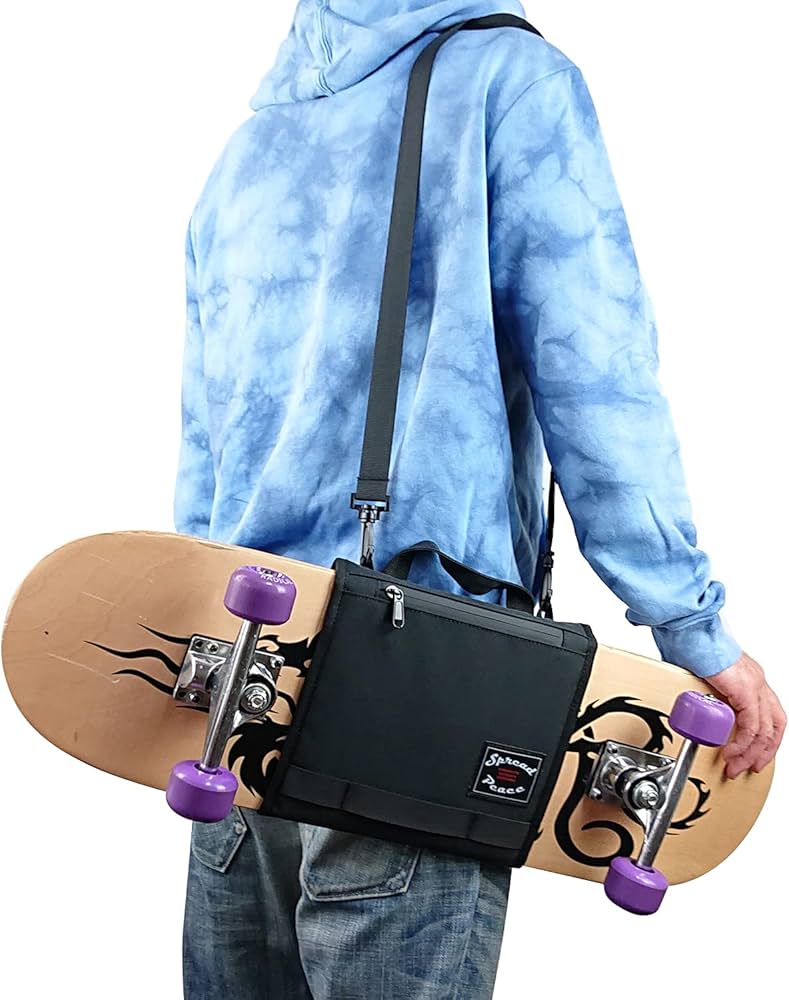 Amazon | spread peace スケートボードバッグ スケボー収納バッグ 3WAY