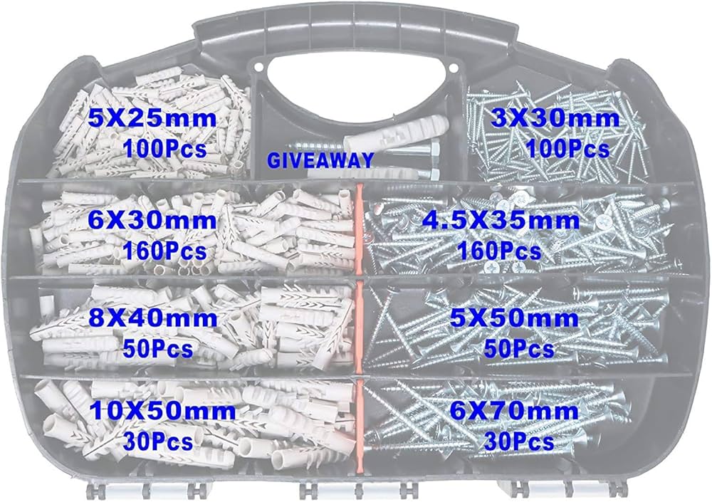Amazon | T.K.excellent ボードアンカー 木ネジキット 石こうボード壁