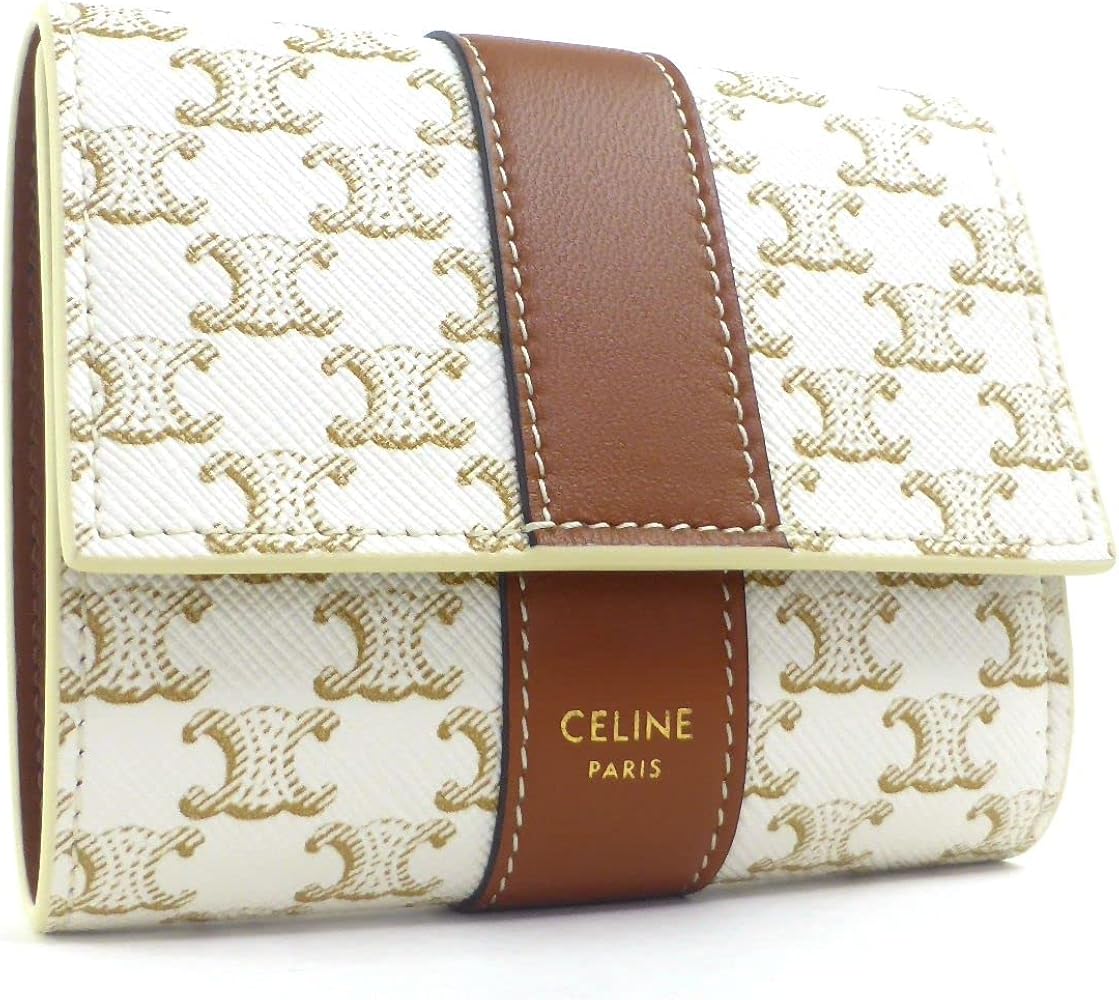 Amazon | [セリーヌ] 三つ折り財布 トリオンフ スモール トリ