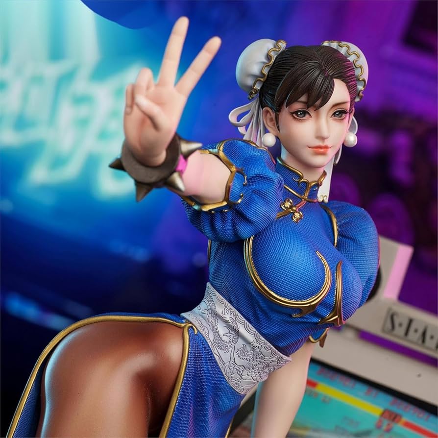 Amazon.co.jp: 春麗チュン・リー フィギュア ガレージキットシーンの