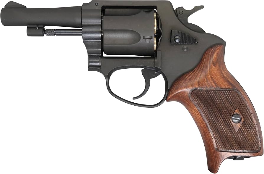 Amazon | マルシン ポリスリボルバー 77ミリ銃身 ブラックヘビー