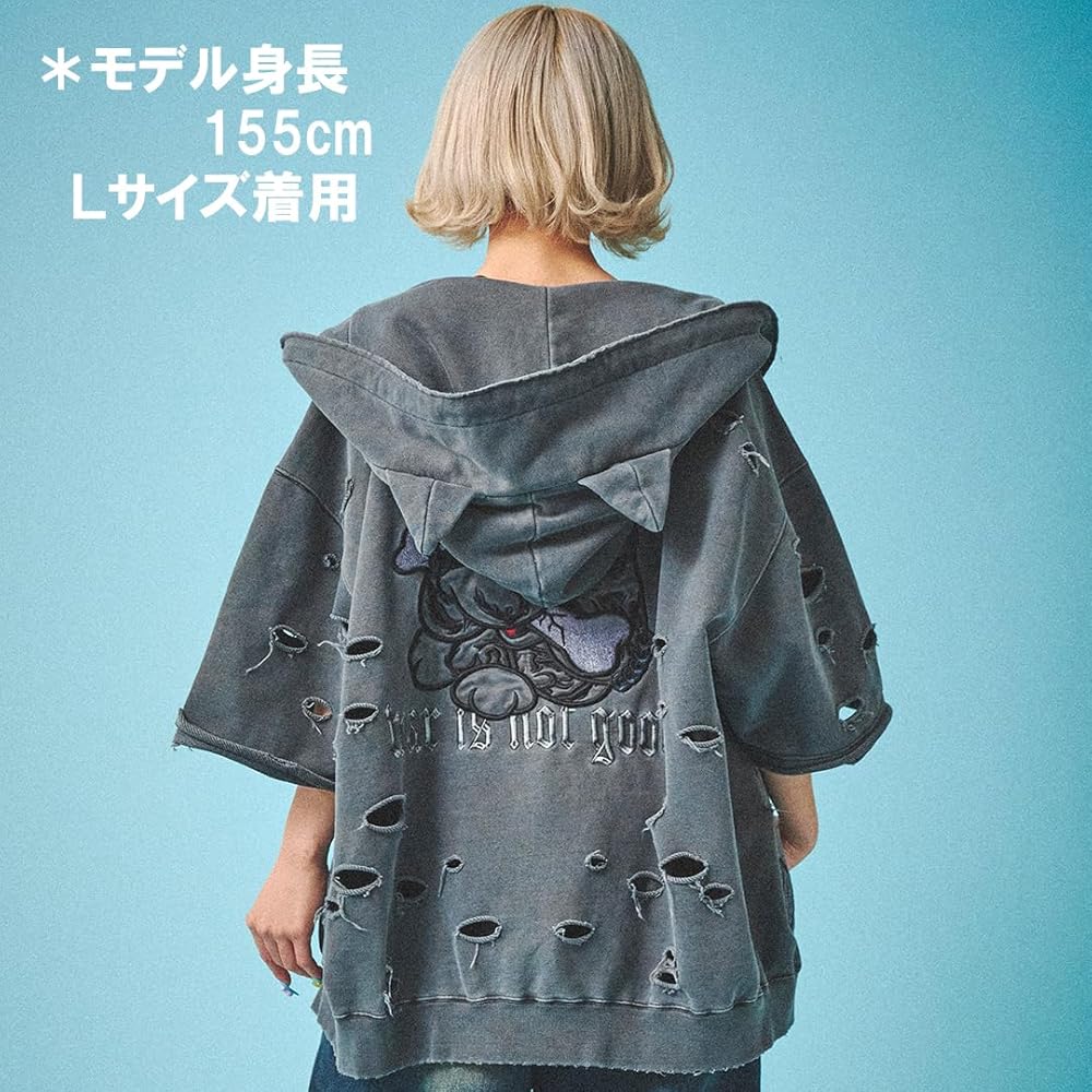 Amazon.co.jp: 【GALFY/ガルフィー ガルフィー ムラ染め ダメージ 猫耳