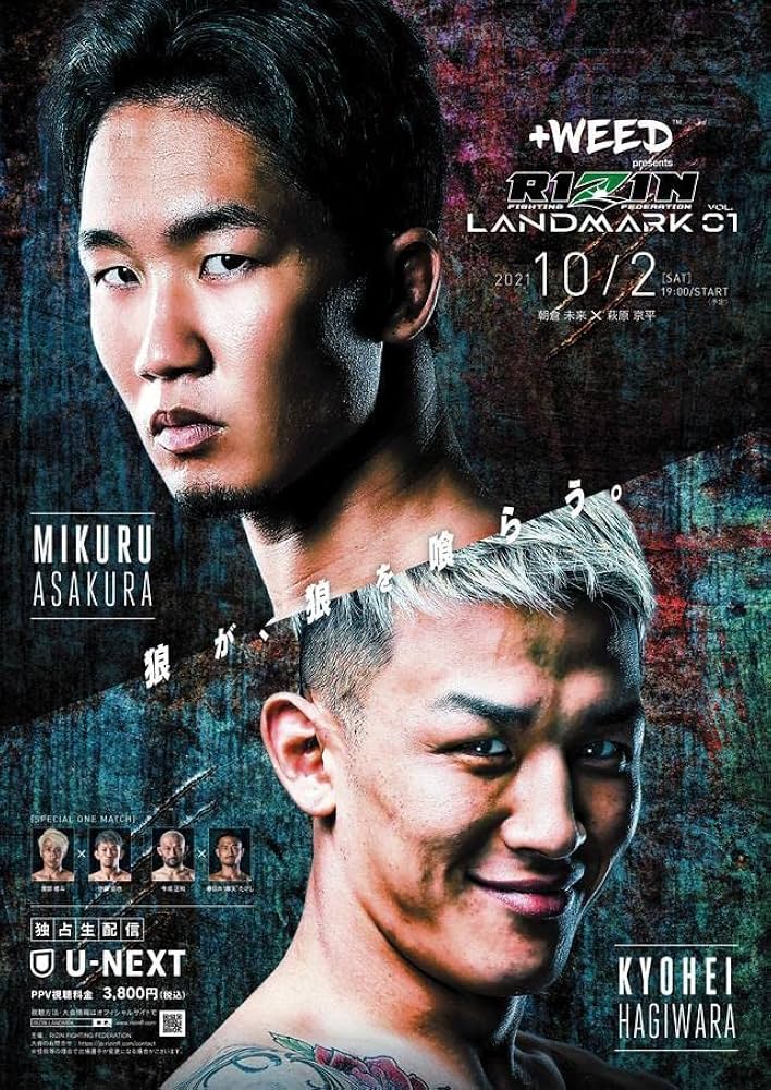 Amazon.co.jp: RIZIN LANDMARK ポスター B2 ランドマーク 朝倉未来