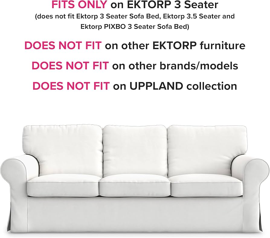 Amazon.co.jp: FMCTL Ektorp ソファカバー IKEA Ektorp ソファカバー 3