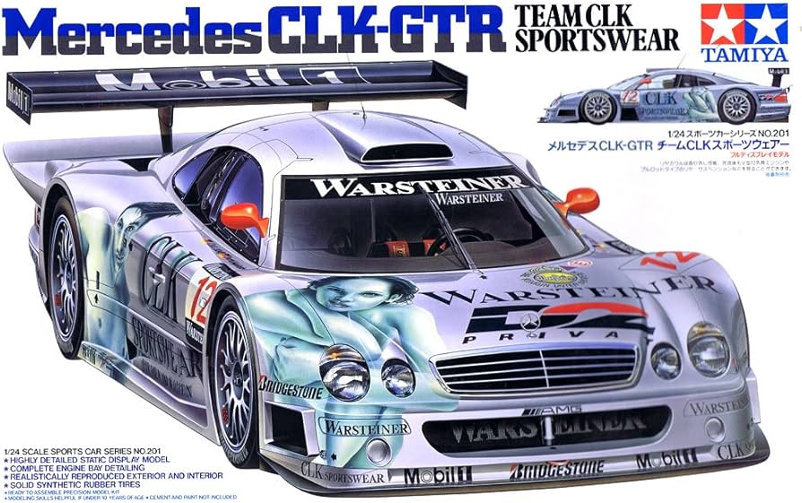 Amazon.co.jp: タミヤ 1/24 メルセデスベンツ CLK-GTR チームCLK