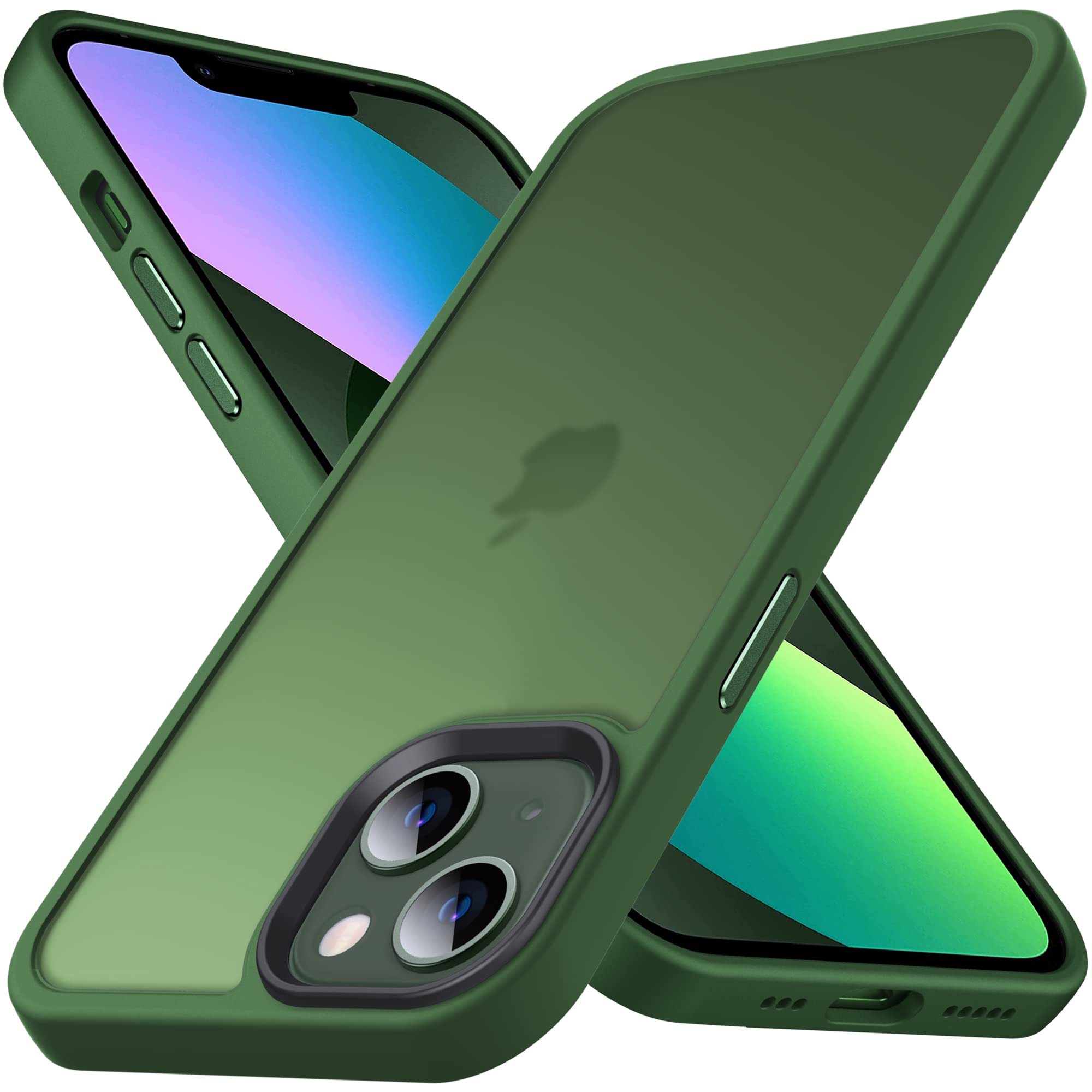 Amazon.com: Anqrp Designed for iPhone 13 Mini Case Green [Support