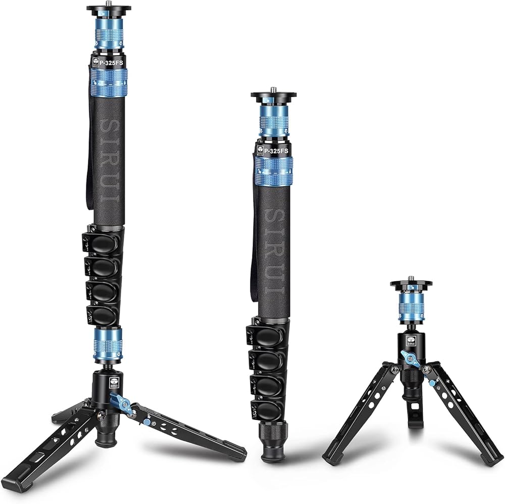 ブ*ん様 SIRUI シルイ カーボン製 マルチファンクションビデオ一脚 P-4