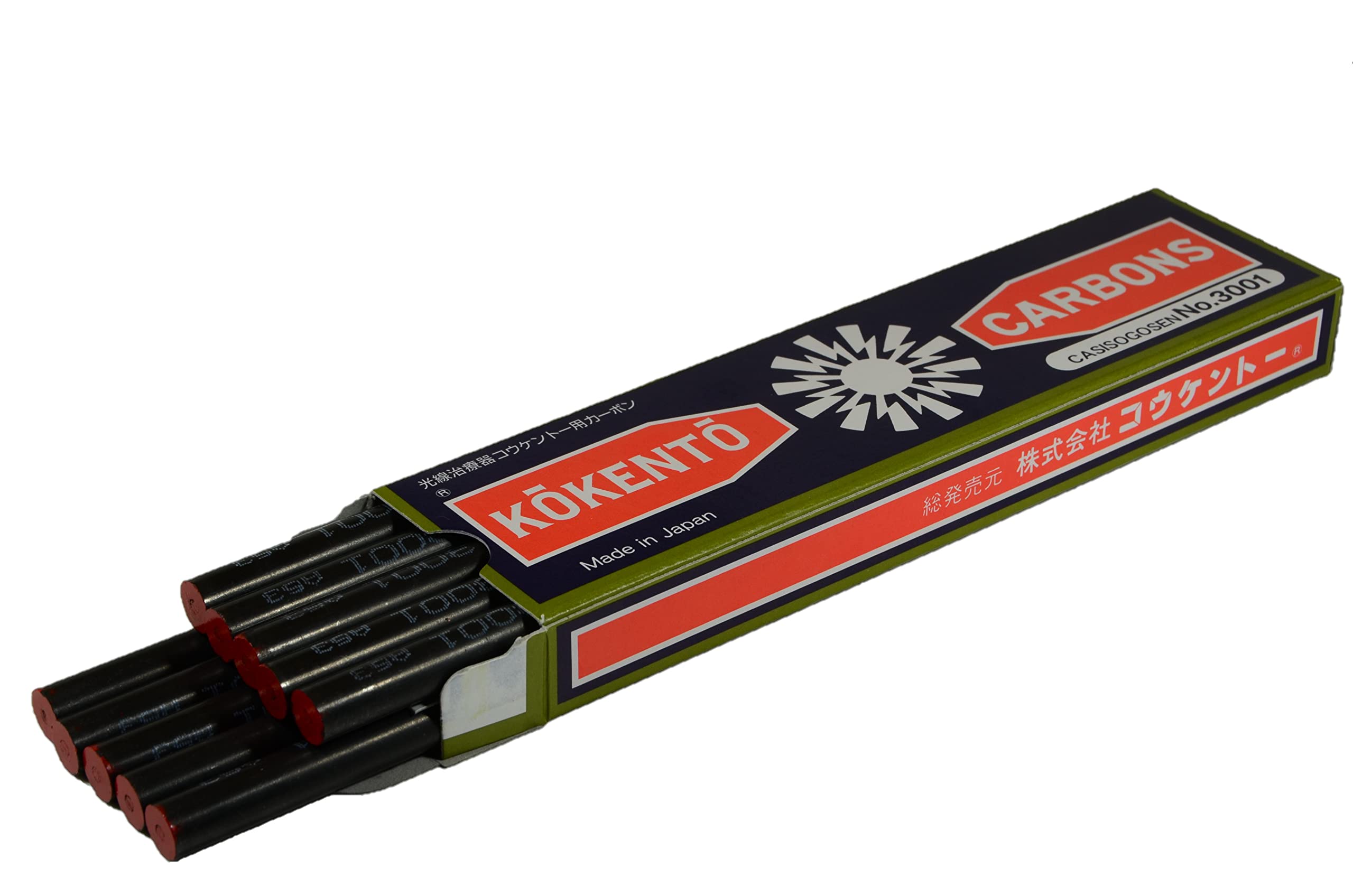 Amazon.co.jp: コウケントー カーボン 3001番 5000番 セット 10本入り
