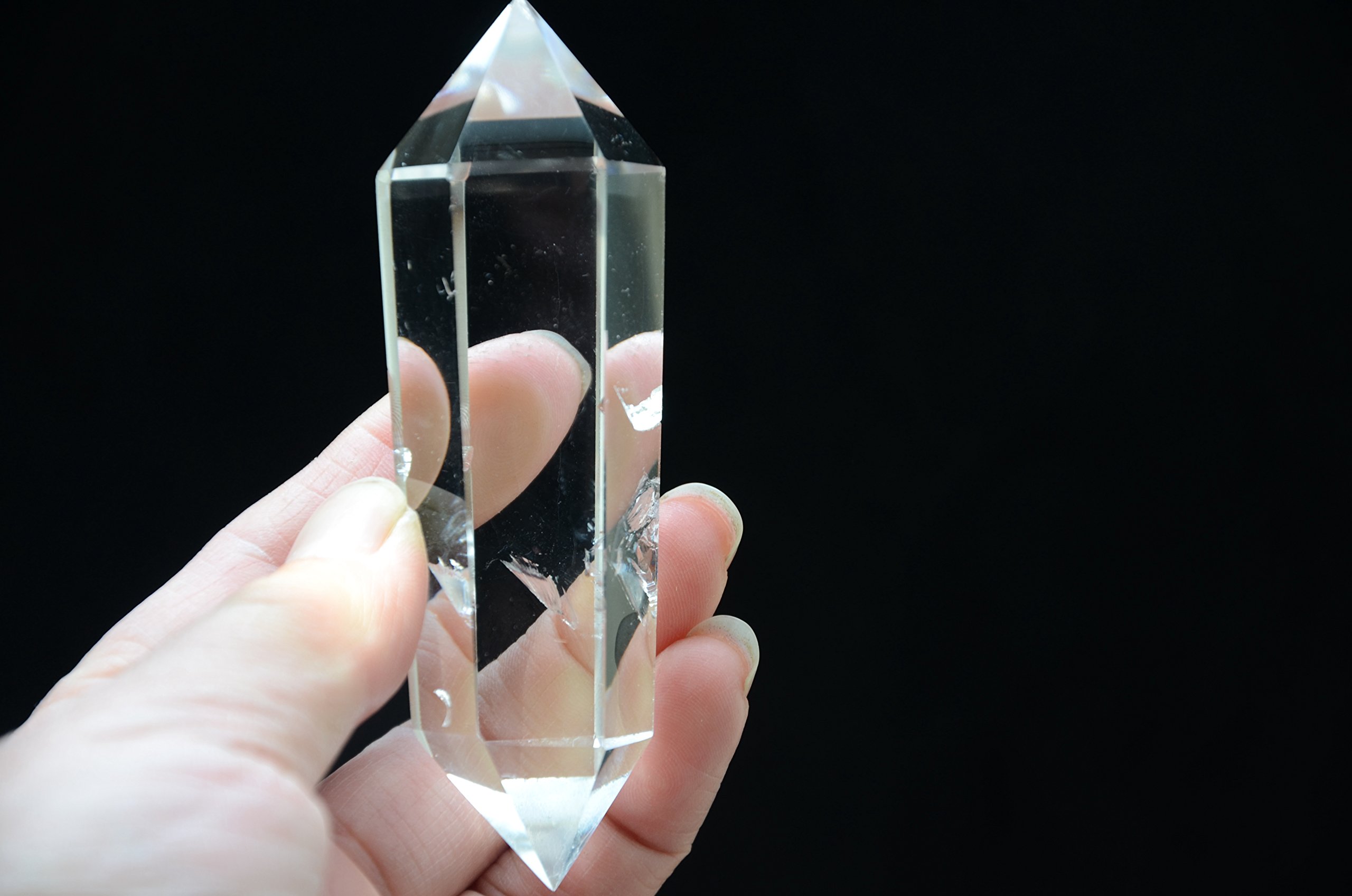 Amazon.co.jp: 天然水晶の原石 2 個セット 天然高地水 クリア