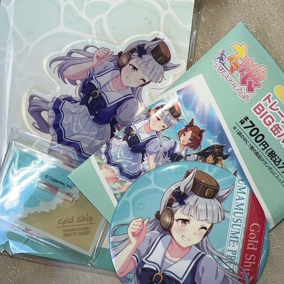 ウマ娘 ファミマ BIG缶バッジ ゴールドシップ ゴルシ ウマ娘 ファミマ