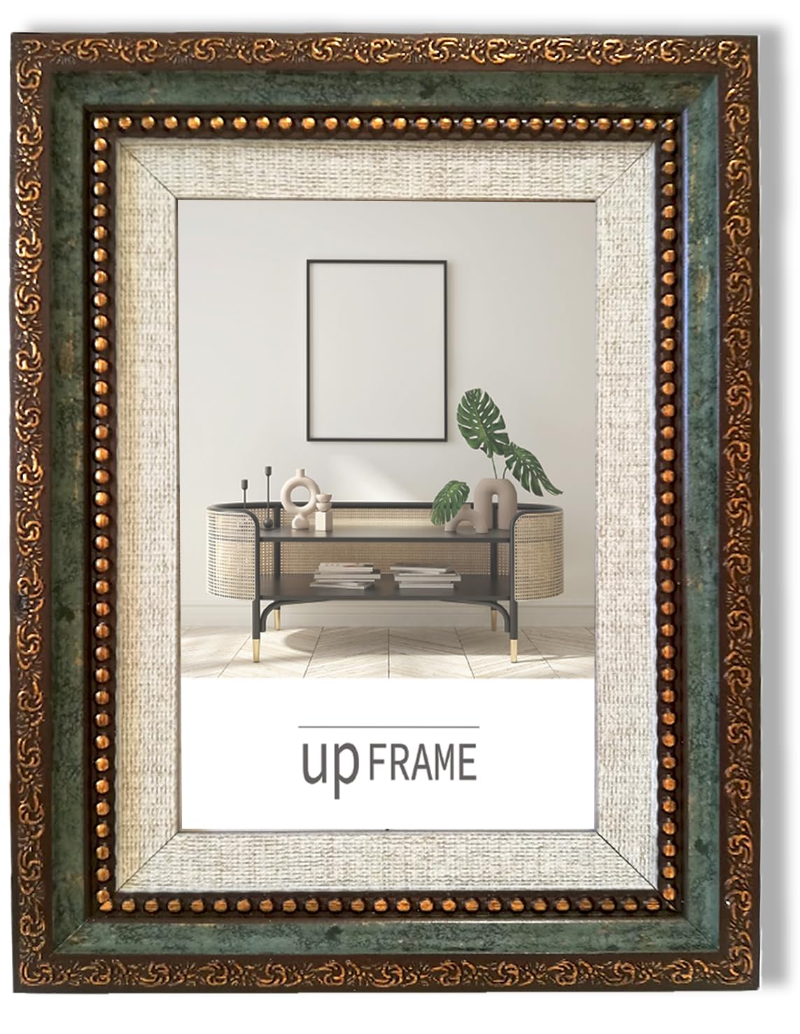 アメリカンアンティーク 額入りアート 壁掛けプリント額