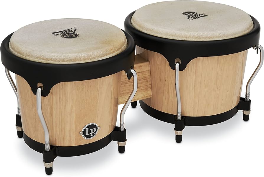 Amazon.com: LP ASPIRE Series Wood Bongos Natural LPA601-AW