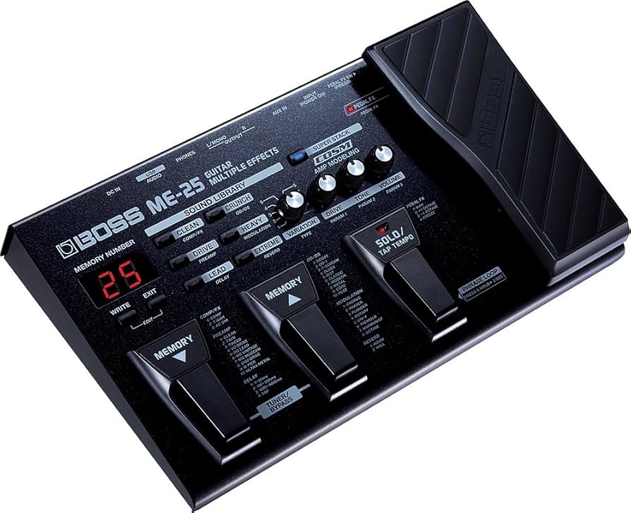 Amazon.com: Boss ME-25 Guitar Multiple Effects : Musical Instruments