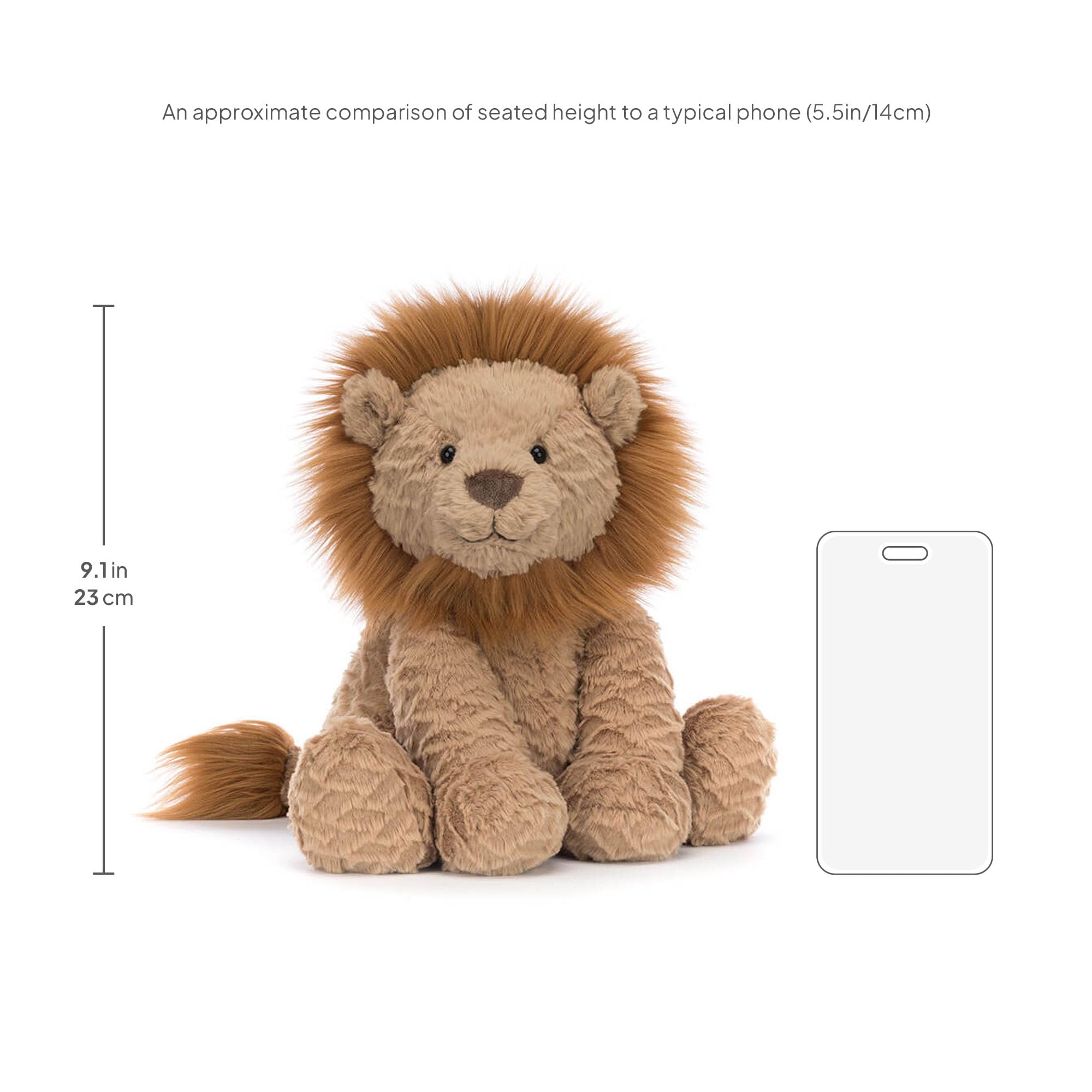 Amazon.com: Jellycat Fuddlewuddle Lion Stuffed Animal, Medium 9