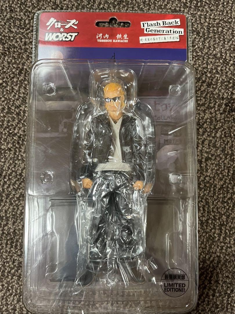 クローズ & WORST FBG 河内鉄生 金メッキ フィギュア 非売品 2025年