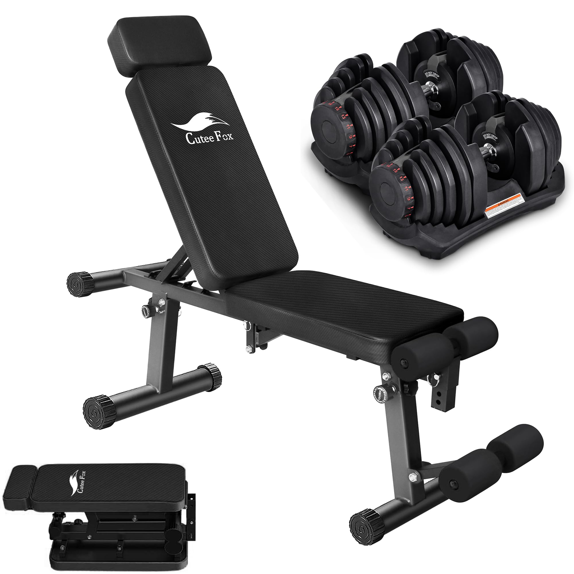 インクラインベンチ&可変式ダンベル