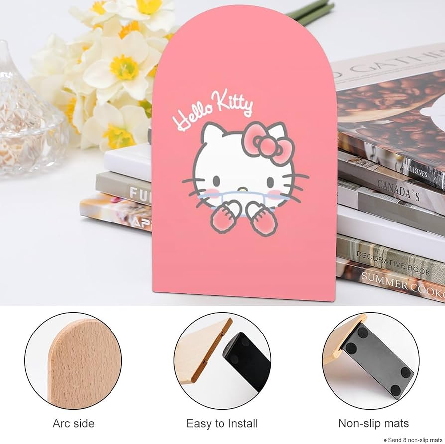 Amazon.co.jp: ハローキティ ブックエンド 本立て ブックスタンド 2個