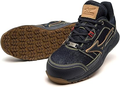 Amazon | [ミズノ] 安全靴 ALMIGHTY HW11L DENIM 限定モデル F1GA2313