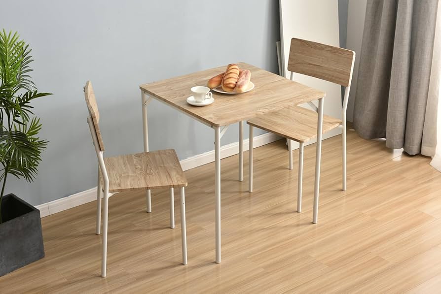 Amazon｜四角 ダイニング 3点セット ダイニングテーブル 70cm×70cmの