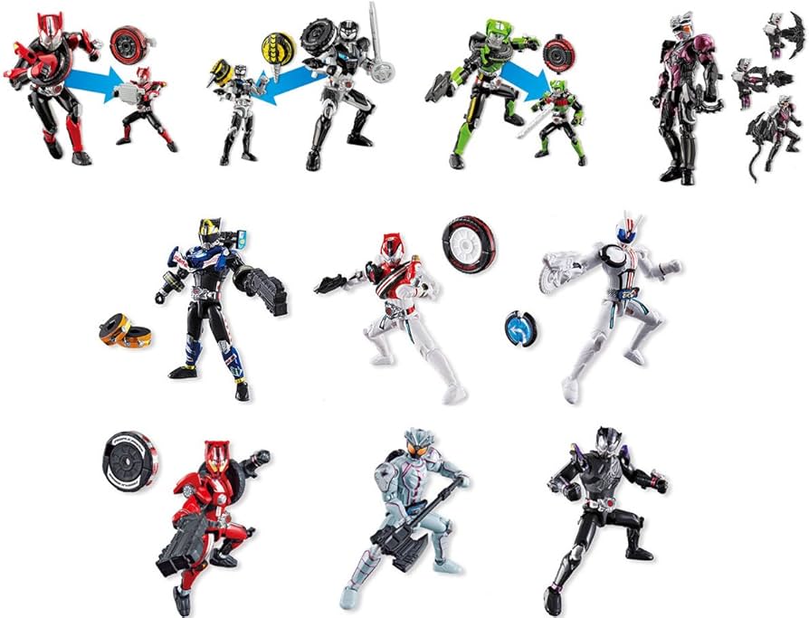 Amazon | バンダイ 食玩 仮面ライダードライブ ドライビングアクション