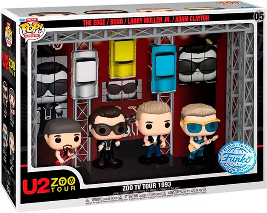 Amazon.com: Funko POP Moment | U2's Zoo TV Tour 1993 : Toys & Games