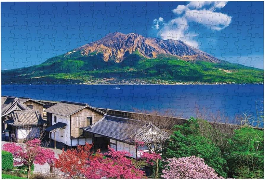 Amazon.co.jp: 桜島 ジグソーパズル 300ピースパズル 人気 解消パズル