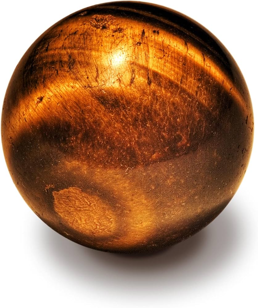 Amazon | SCIENCE 天然石球 虎眼石「タイガー・アイ(虎目石) Tiger-Eye