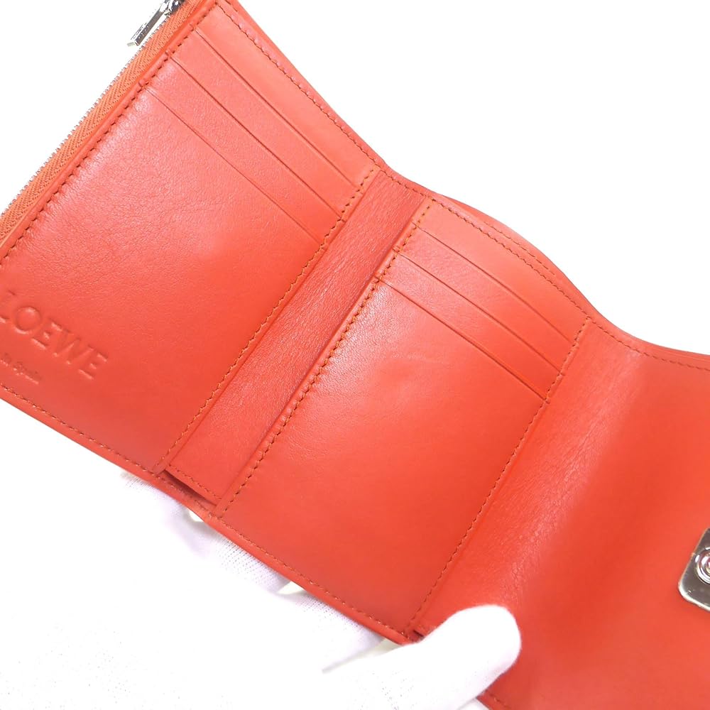 Amazon | [ロエベ] 三つ折り 財布 アナグラム バーティカル ウォレット