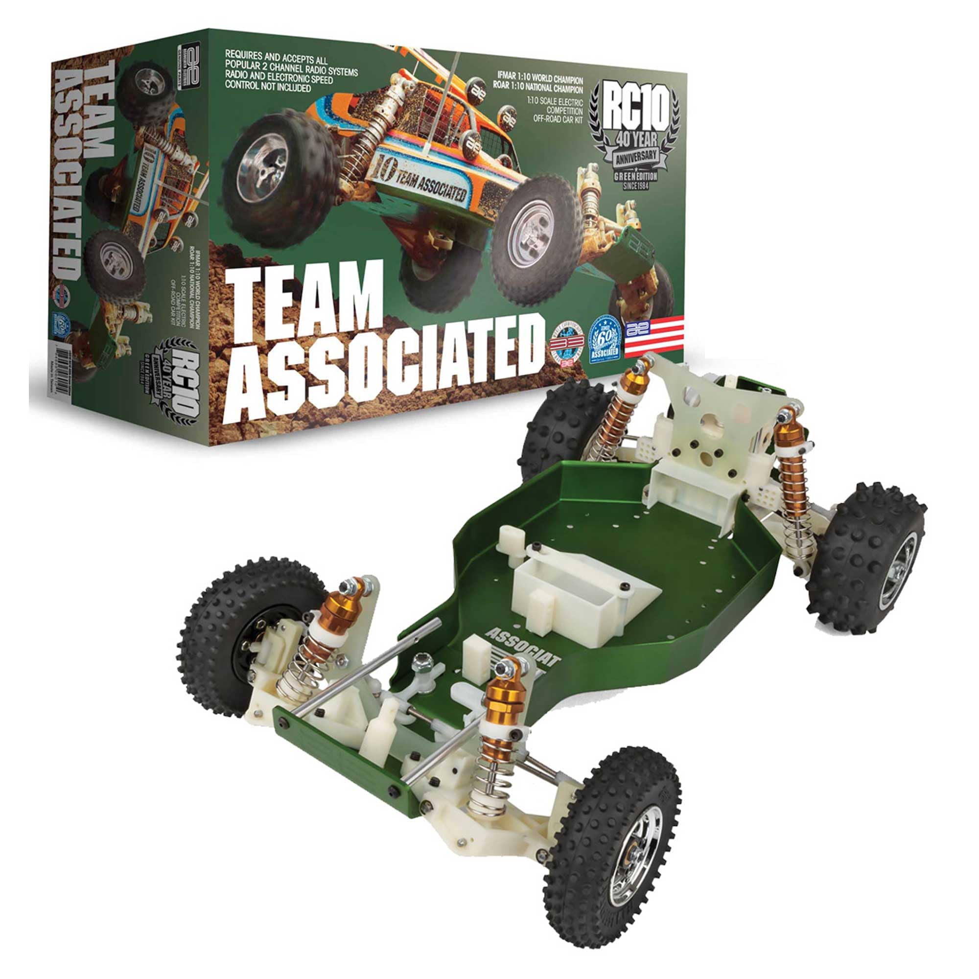 Amazon.com: Team Associated RC10 Green Masters Edition Kit ASC6010