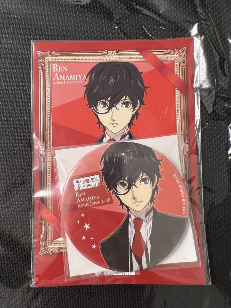 ペルソナ5 総攻撃 雨宮蓮 缶バッジ コトブキヤ ジョーカー 2個セット