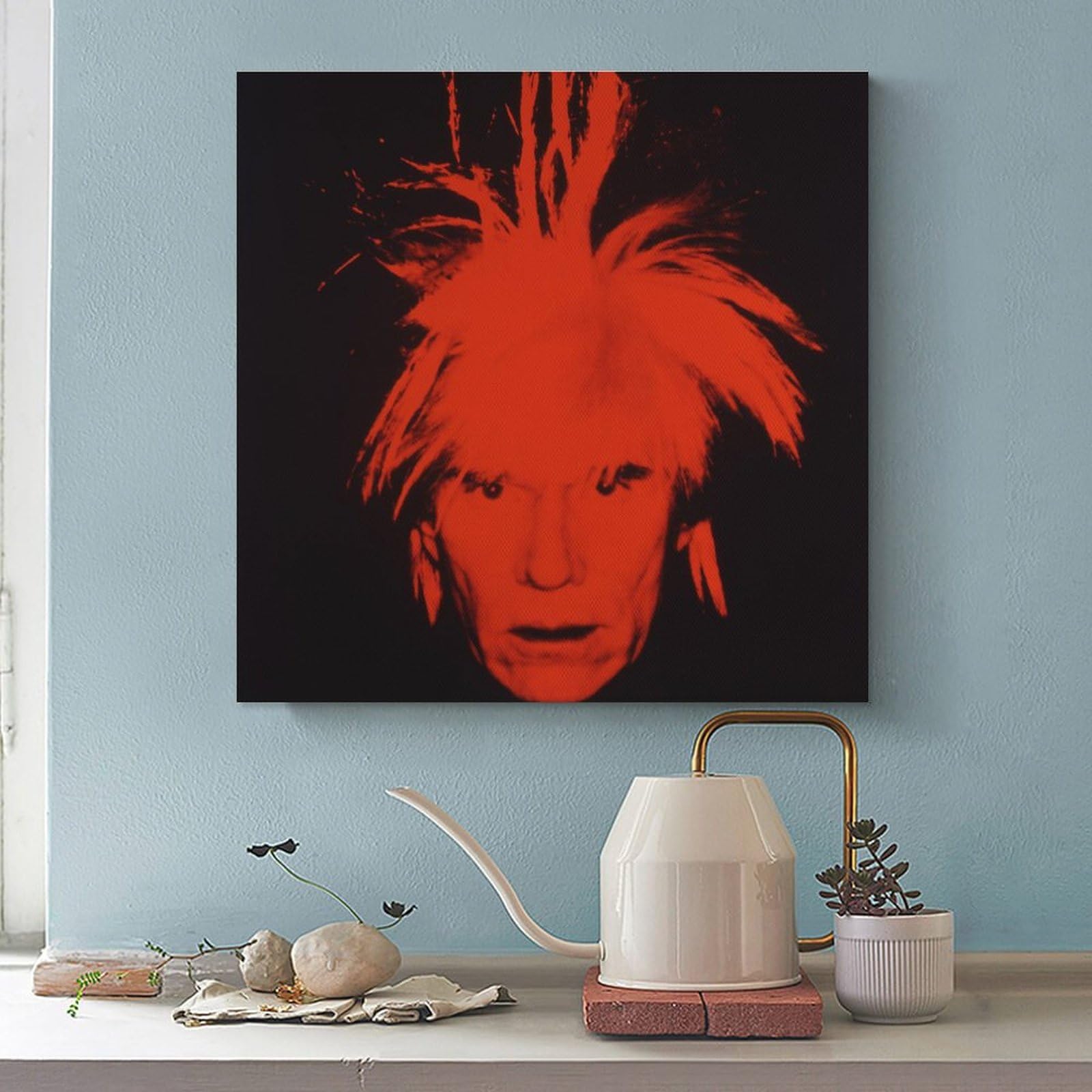 Amazon.co.jp: Andy Warholアンディ・ウォーホル《自画像》ポスター