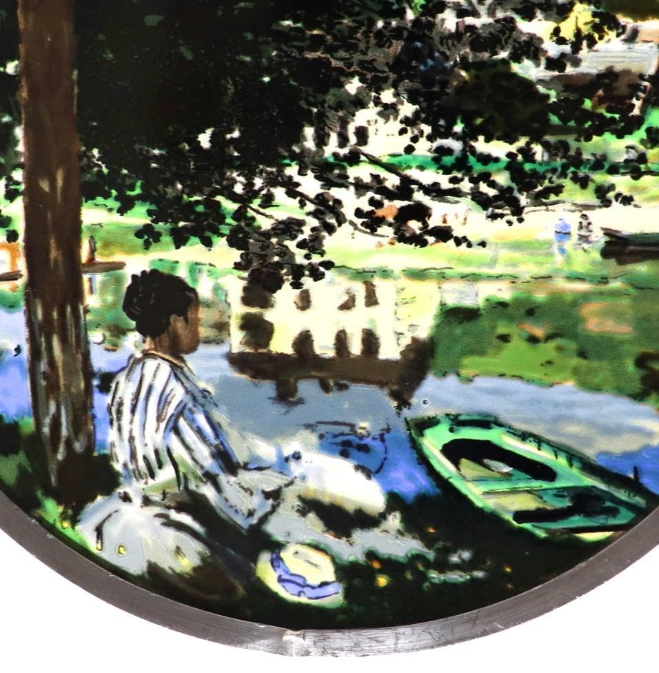 Amazon.co.jp: セーヌ河岸、ベンヌクール ヴィンテージ ステンドグラス