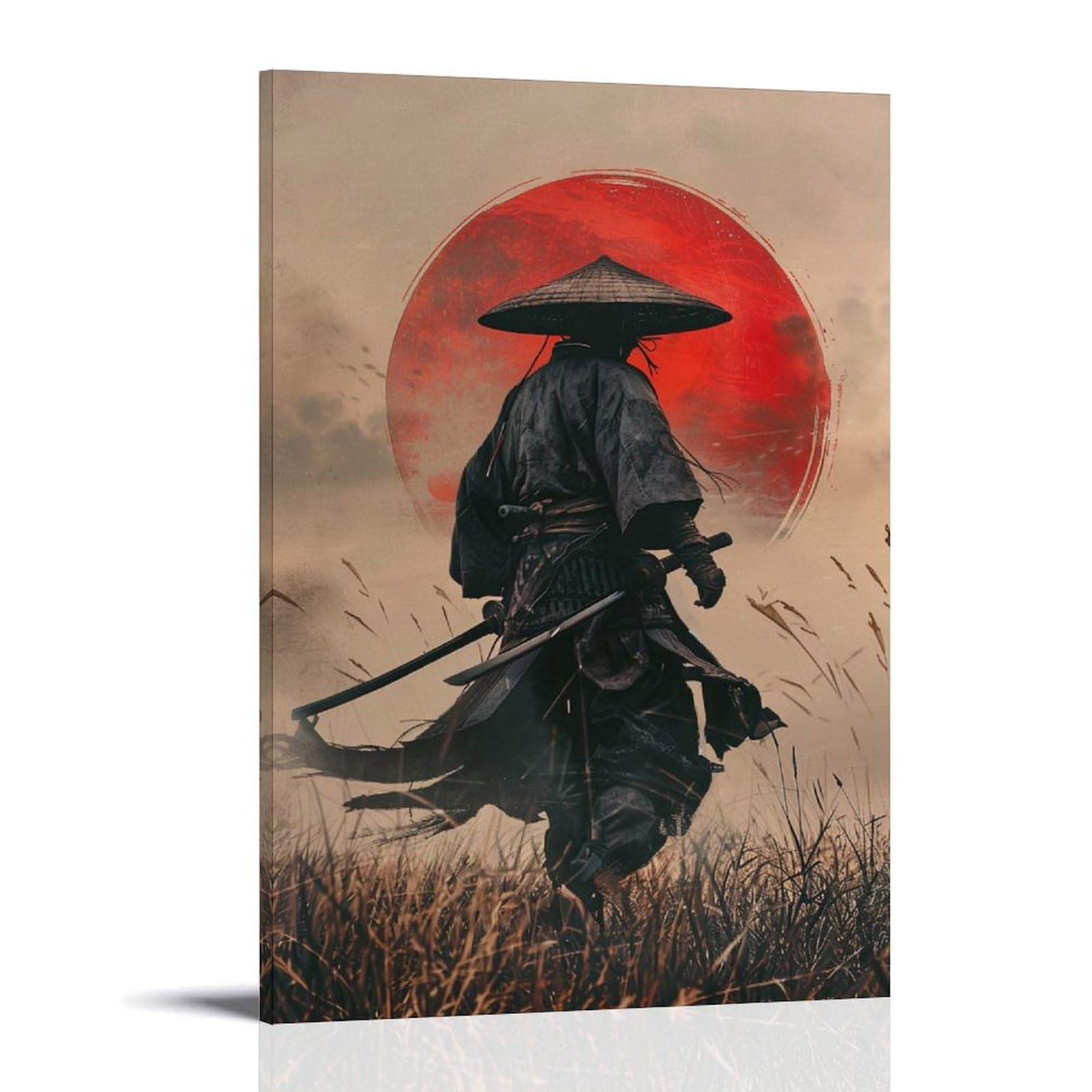 CYOOQYU Japanese Samurai, Asian Samurai Art Ninja Poster Canvas
