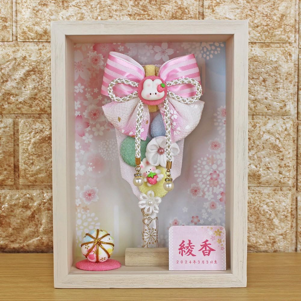 Amazon | 羽子板 初正月 ケース入り (6号 つまみ細工 羽子板 飾り