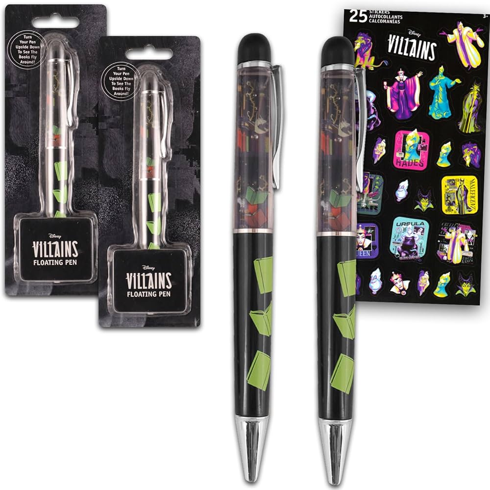 Amazon | ディズニー ヴィランズ オフィスアクセサリー ペンセット