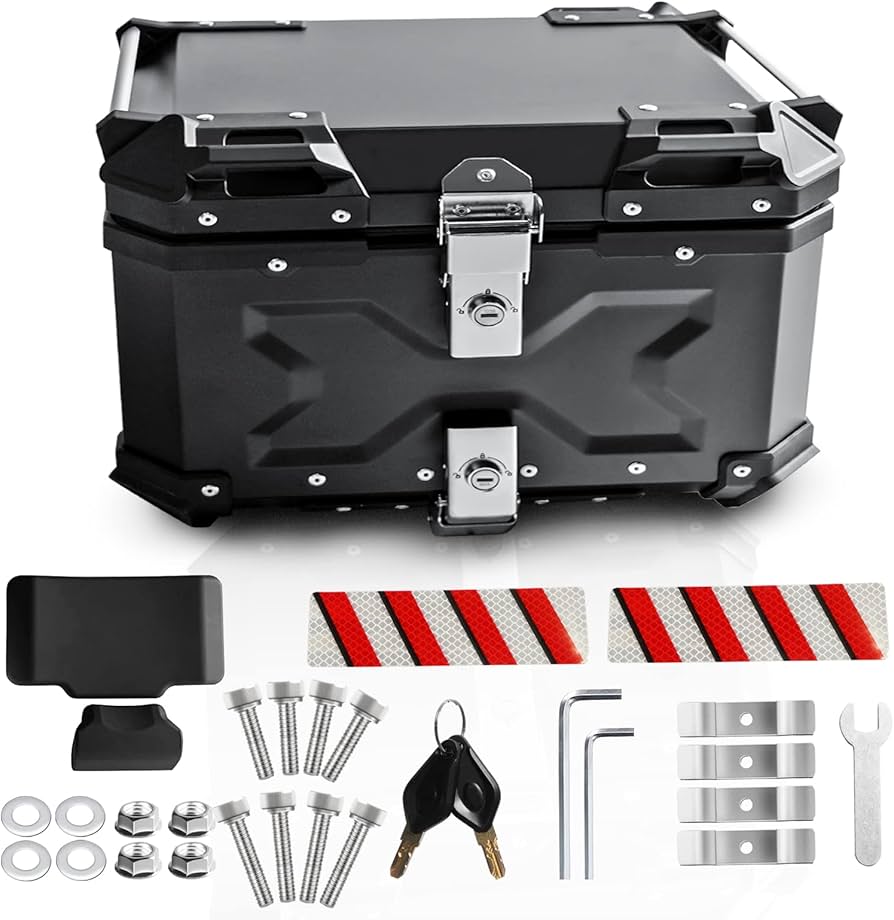 Amazon | YESHMA 【改善品】 バイク リアボックス 65L バイク用 大容量