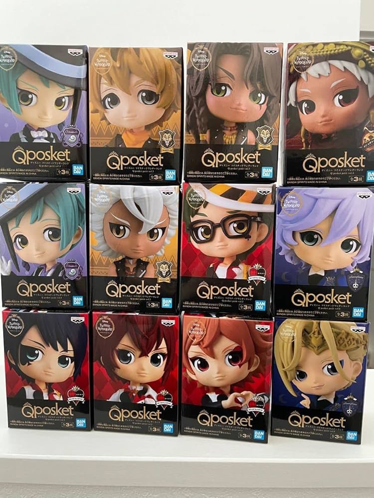 Amazon | ツイステ qposket フィギュア 12種 リドル トレイ エース