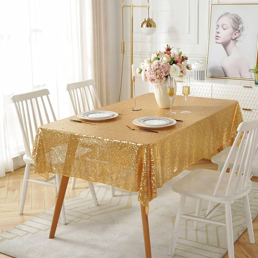 Amazon｜イージーワイプクリーンテーブルクロス,家庭用耐水性テーブル